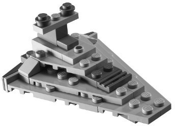 LEGO Set-Star Destroyer - Mini-Star Wars / Mini / Star Wars Episode 4/5/6-30056-1-Creative Brick Builders